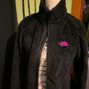 North face fuzzy jacket